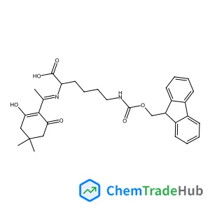 N~2~-[1-(4,4-Dimethyl-2,6-dioxocyclohexylidene)ethyl]-N~6~-[(9H-fluoren-9-ylmethoxy)carbonyl]-L-lysine