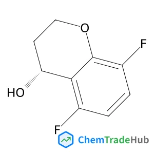 (4R)-5,8-Difluoro-4-chromanol structure