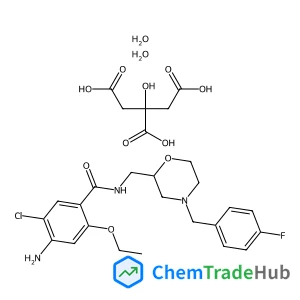 4-Amino-5-chloro-2-ethoxy-N-{[4-(4-fluorobenzyl)-2-morpholinyl]methyl}benzamide 2-hydroxy-1,2,3-propanetricarboxylate hydrate (1:1:2)