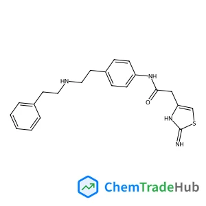 2-(2-Imino-2,3-dihydro-1,3-thiazol-4-yl)-N-(4-{2-[(2-phenylethyl)amino]ethyl}phenyl)acetamide