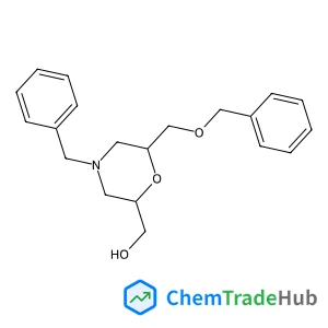 {(2S,6R)-4-Benzyl-6-[(benzyloxy)methyl]-2-morpholinyl}methanol