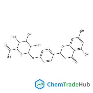 Naringenin4'-glucuronide structure
