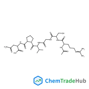 N~2~-Acetyl-N~5~-(diaminomethylene)-L-ornithyl-L-cysteinylglycyl-L-valyl-L-prolyl-L-alpha-asparagine N~2~-Acetyl-N~5~-(diaminomethylene)-L-ornithyl-L-cysteinylglycyl-L-valyl-L-prolyl-L-alpha-asparagine