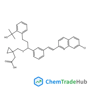 {1-[({(1R)-1-{3-[(E)-2-(7-Chloro-2-quinolinyl)vinyl]phenyl}-3-[2-(2-hydroxy-2-propanyl)phenyl]propyl}sulfanyl)methyl]cyclopropyl}acetic acid