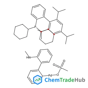[2'-(methylamino)-[1,1'-biphenyl]-2-yl]palladio methanesulfonate, dicyclohexyl[2',4',6'-tris(propan-2-yl)-[1,1'-biphenyl]-2-yl]phosphane