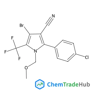 1H-Pyrrole-3-carbonitrile, 4-bromo-2-(4-chlorophenyl)-1-(methoxymethyl)-5-(trifluoromethyl)-