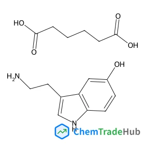 Hexanedioic acid - 3-(2-aminoethyl)-1H-indol-5-ol (1:1) Hexanedioic acid - 3-(2-aminoethyl)-1H-indol-5-ol (1:1)