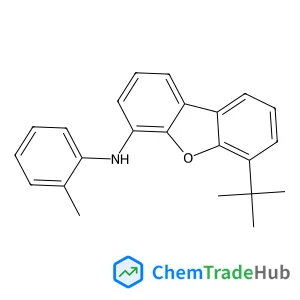 N-(2-Methylphenyl)-6-(2-methyl-2-propanyl)dibenzo[b,d]furan-4-amine