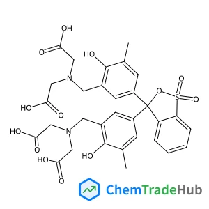 2,2',2'',2'''-{(1,1-Dioxido-3H-2,1-benzoxathiole-3,3-diyl)bis[(6-hydroxy-5-methyl-3,1-phenylene)methylenenitrilo]}tetraacetic acid