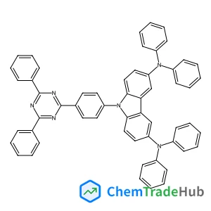9-[4-(4,6-Diphenyl-1,3,5-triazin-2-yl)phenyl]-N,N,N',N'-tetraphenyl-9H-carbazole-3,6-diamine