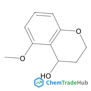 5-methoxy-3,4-dihydro-2H-1-benzopyran-4-ol structure