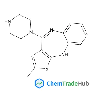 10H-Thieno[2,3-b][1,5]benzodiazepine, 2-methyl-4-(1-piperazinyl)-