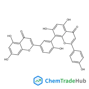 8-[5-(5,7-Dihydroxy-4-oxo-4H-chromen-2-yl)-2-hydroxyphenyl]-5,7-dihydroxy-2-(4-hydroxyphenyl)-4H-chromen-4-one
