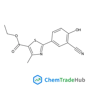 Ethyl 2-(3-cyano-4-hydroxyphenyl)-4-methyl-1,3-thiazole-5-carboxylate