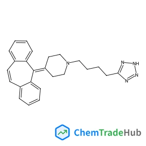 1-(4-(2H-tetrazol-5-yl)butyl)-4-(5H-dibenzo[a,d][7]annulen-5-ylidene)piperidine