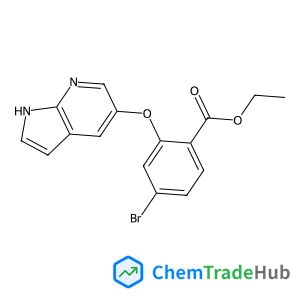 Ethyl 4-bromo-2-(1H-pyrrolo[2,3-b]pyridin-5-yloxy)benzoate
