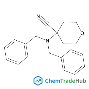4-(Dibenzylamino)tetrahydro-2H-pyran-4-carbonitrile structure 4-(Dibenzylamino)tetrahydro-2H-pyran-4-carbonitrile structure