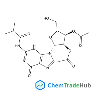 2',3'-Di-O-acetyl-N-isobutyrylguanosine