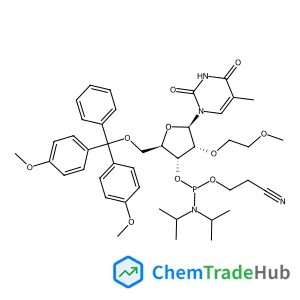 5'-O-[Bis(4-methoxyphenyl)(phenyl)methyl]-3'-O-[(2-cyanoethoxy)(diisopropylamino)phosphino]-2'-O-(2-methoxyethyl)-5-methyluridine