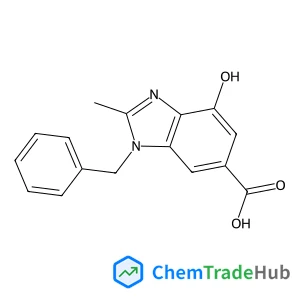 1-Benzyl-4-hydroxy-2-methyl-1H-benzimidazole-6-carboxylic acid