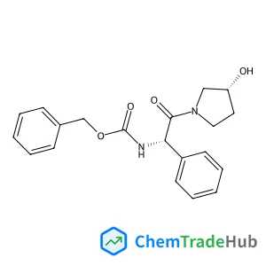 Benzyl {(1S)-2-[(3R)-3-hydroxy-1-pyrrolidinyl]-2-oxo-1-phenylethyl}carbamate