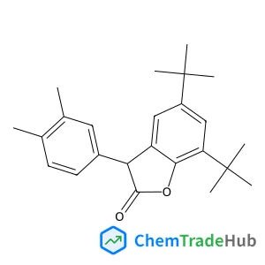 3-(3,4-Dimethylphenyl)-5,7-bis(2-methyl-2-propanyl)-1-benzofuran-2(3H)-one 3-(3,4-Dimethylphenyl)-5,7-bis(2-methyl-2-propanyl)-1-benzofuran-2(3H)-one
