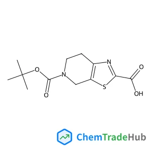 5-{[(2-Methyl-2-propanyl)oxy]carbonyl}-4,5,6,7-tetrahydro[1,3]thiazolo[5,4-c]pyridine-2-carboxylic acid