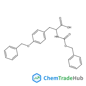 O-Benzyl-N-[(benzyloxy)carbonyl]tyrosine structure