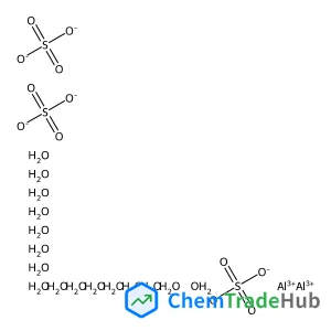 Sulfuric acid, aluminum salt (3:2), hexadecahydrate