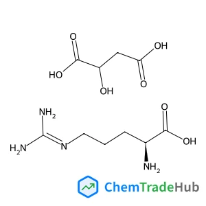 (S)-2-Amino-5-guanidinopentanoic acid 2-hydroxysuccinic acid (1:1)