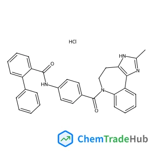 N-{4-[(2-Methyl-4,5-dihydroimidazo[4,5-d][1]benzazepin-6(1H)-yl)carbonyl]phenyl}-2-biphenylcarboxamide hydrochloride (1:1)