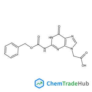 (2-{[(Benzyloxy)carbonyl]amino}-6-oxo-3,6-dihydro-9H-purin-9-yl)acetic acid