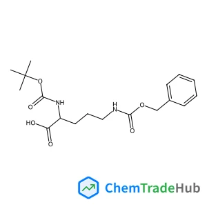 N~5~-[(Benzyloxy)carbonyl]-N~2~-{[(2-methyl-2-propanyl)oxy]carbonyl}-D-ornithine