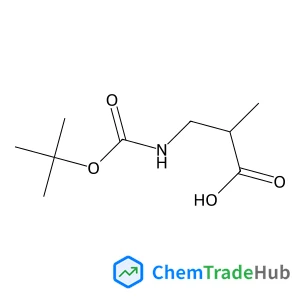 2-Methyl-3-({[(2-methyl-2-propanyl)oxy]carbonyl}amino)propanoic acid