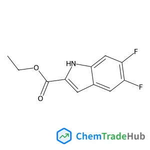 Ethyl 5,6-difluoro-1H-indole-2-carboxylate structure Ethyl 5,6-difluoro-1H-indole-2-carboxylate structure