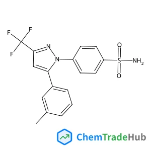 4-[5-(3-Methylphenyl)-3-(trifluoromethyl)-1H-pyrazol-1-yl]benzenesulfonamide