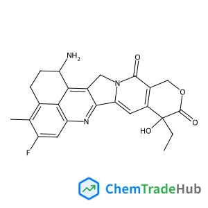 (1S,9S)-1-Amino-9-ethyl-5-fluoro-9-hydroxy-4-methyl-1,2,3,9,12,15-hexahydro-10H,13H-benzo[de]pyrano[3',4':6,7]indolizino[1,2-b]quinoline-10,13-dione