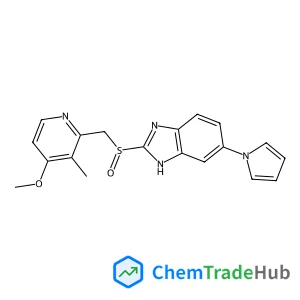 2-{[(4-Methoxy-3-methyl-2-pyridinyl)methyl]sulfinyl}-5-(1H-pyrrol-1-yl)-1H-benzimidazole