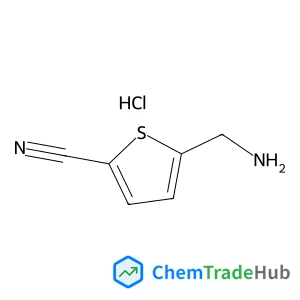 5-(Aminomethyl)thiophene-2-carbonitrile hydrochloride structure 5-(Aminomethyl)thiophene-2-carbonitrile hydrochloride structure