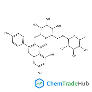 5,7-Dihydroxy-2-(4-hydroxyphenyl)-4-oxo-4H-chromen-3-yl 6-O-(6-deoxy-alpha-L-mannopyranosyl)-beta-D-galactopyranoside