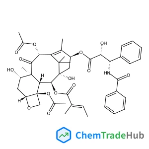 (2alpha,5beta,7beta,10beta,13alpha)-4,10-Diacetoxy-13-{[(2R,3S)-3-(benzoylamino)-2-hydroxy-3-phenylpropanoyl]oxy}-1,7-dihydroxy-9-oxo-5,20-epoxytax-11-en-2-yl (2E)-2-methyl-2-butenoate