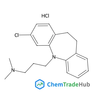 (3-{5-chloro-2-azatricyclo[9.4.0.0,3,8]pentadeca-1(15),3,5,7,11,13-hexaen-2-yl}propyl)dimethylamine hydrochloride