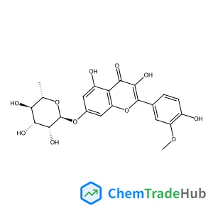 3,5-Dihydroxy-2-(4-hydroxy-3-methoxyphenyl)-4-oxo-4H-chromen-7-yl 6-deoxy-alpha-L-mannopyranoside