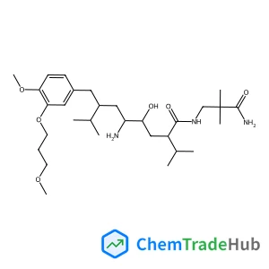 (2S,4S,5S,7S)-5-Amino-N-(3-amino-2,2-dimethyl-3-oxopropyl)-4-hydroxy-2-isopropyl-7-[4-methoxy-3-(3-methoxypropoxy)benzyl]-8-methylnonanamide