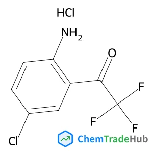 1-(2-Amino-5-chlorophenyl)-2,2,2-trifluoroethanone hydrochloride (1:1)