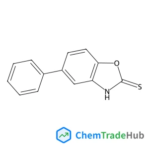 5-Phenyl-1,3-benzoxazole-2(3H)-thione structure 5-Phenyl-1,3-benzoxazole-2(3H)-thione structure