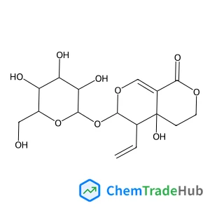 (4aR,5R,6S)-4a-Hydroxy-1-oxo-5-vinyl-4,4a,5,6-tetrahydro-1H,3H-pyrano[3,4-c]pyran-6-yl beta-D-glucopyranoside