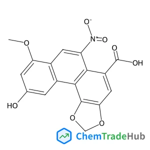 10-Hydroxy-8-methoxy-6-nitrophenanthro[3,4-d][1,3]dioxole-5-carboxylic acid