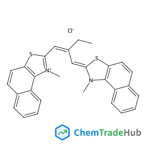 NAPHTHO(1,2-D)THIAZOLIUM, 1-METHYL-2-(2-((1-METHYLNAPHTHO(1,2-D)THIAZOL-2(1H)-YLIDENE)METHYL)-1-BUTENYL)-, CHLORIDE