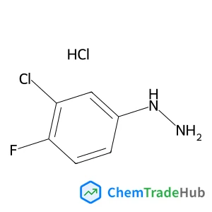 (3-Chloro-4-fluorophenyl)hydrazine hydrochloride (1:1)